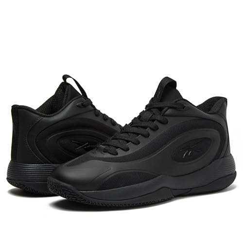 Reebok Mens Open Gym High Top Sneakers - Black/Black/Black, Size 7-14