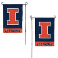 Blue Desert Cactus University of Illinois UIUC Garden Flag - Double-Sided 3-Ply Outdoor Banner