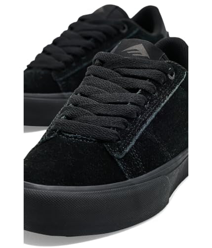 Emerica Moca Skate Shoes - Black/Black, Size 9, Breathable Faux Suede