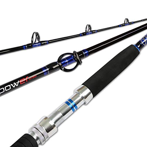 Fiblink 5'6" Saltwater Trolling Fishing Rod - 80-120lbs, 1 Piece