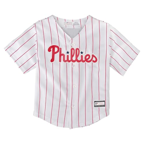 Toddler Phillies Trea Turner Home Jersey - White, 2T / White Variation