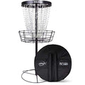 MVP Disc Sports Black Hole Pro Portable 24-Chain Disc Golf Basket with Transit Bag