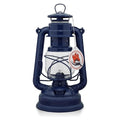 Feuerhand Blue Outdoor Kerosene Lantern - Weather-Resistant Hurricane Lamp for Camping & Patio, 10 Inches