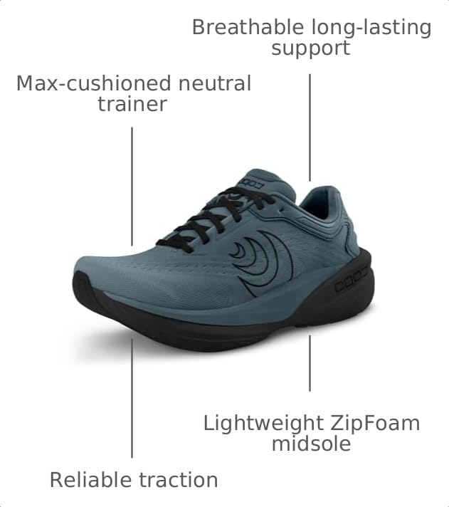 Men's Lightweight Road Running Shoes - Phantom 4, 5mm Drop, Stone/Black, Size 11