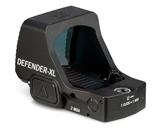 Vortex Defender-XL Micro Dot Sight - Black / Green Dot 3 MOA for Competition & Shooting