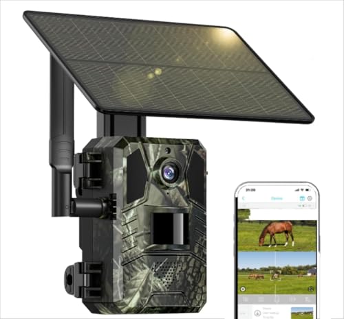 Trail Camera with Night Vision 4G LTE Waterproof Motion Activated Wildlife Camera