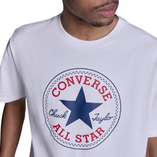Men's Converse Chuck Patch T-Shirt - XL White