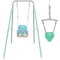 Yozoia 2-in-1 Toddler Swing & Baby Jumper - Blue Outdoor & Indoor Play Equipment