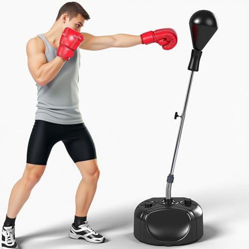 Sfeoot Style5 Adjustable Freestanding Punching Bag with Stand – Speed Reflex Boxing
