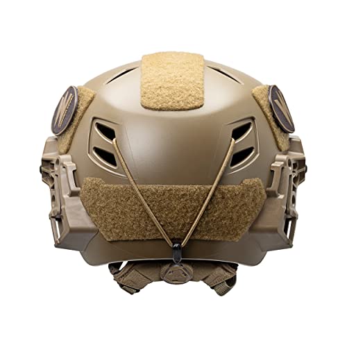 Lightweight Tactical Bump Helmet with Night Vision Mounts - Coyote Brown, Size M/L