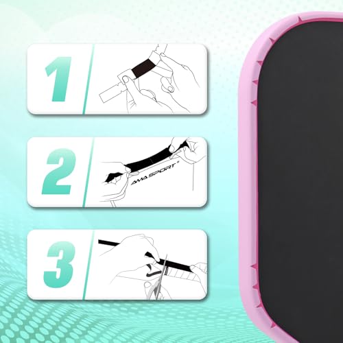 Pink Pickleball Paddle Edge Guard Tape 26mm Width - Edge Protection & Cover
