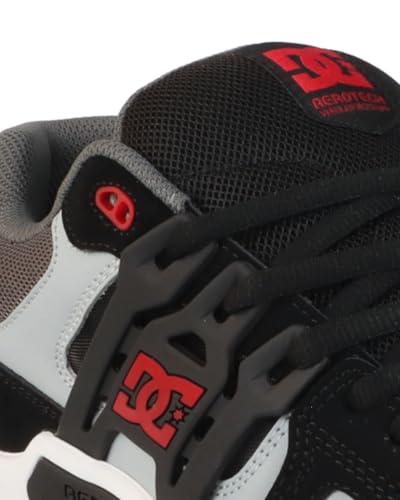 Men's DC AT-2 Sneakers Black Grey Red 14 Medium Impact-Absorbing Shoes