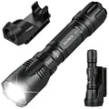 2000 Lumen Tactical LED Flashlight with Waterproof Shockproof Design