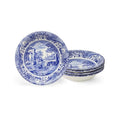 Blue Italian Ascot Cereal Bowl Set of 4 - Classic Fine Earthenware from Spode