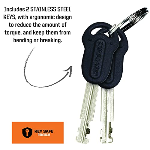 Kryptonite Bike Lock Bike Lock Heavy Duty U-Lock with Mounting Bracket & Keys
