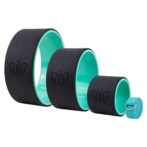 Florensi Yoga Wheel 3-Pack Green Back Roller & Stretching Aid for Pain Relief