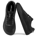 Mens Zero Drop Barefoot Gym Shoes with Anatomical Toe Box - Black 11