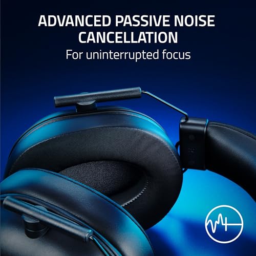 Razer BlackShark V2 X Wired Gaming Headset for PlayStation, Black, 3.5mm