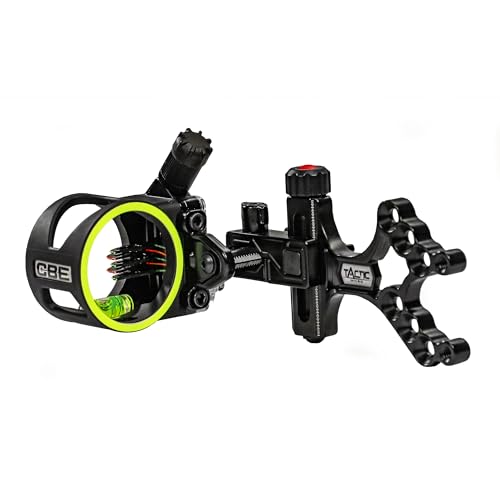 CBE Tactic Micro Bow Sight 5-Pin Ambidextrous Archery Scope with Fiber Optic