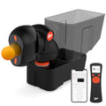 PONGBOT APP-Controlled Table Tennis Robot with 264 Training Drills, Spin & Speed Customization, 150-Ball Capacity