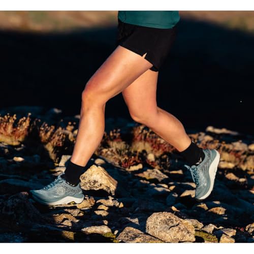 Topo Athletic Women's Ultraventure 4 Trail Running Shoes - Stone/Grey, Durable Cushioned, 5MM Drop, Comfortable Athletic Shoes
