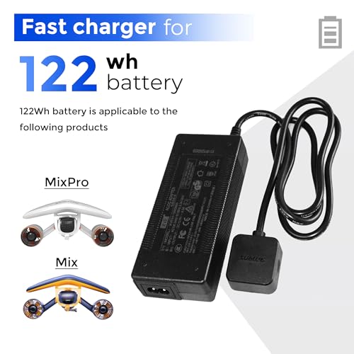 Rapid Charger for 122Wh Underwater Scooter Battery - Sublue Mix & Mix Pro