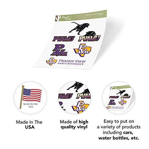 Prairie View A&M Panthers Vinyl Sticker Decal - Official College Logo