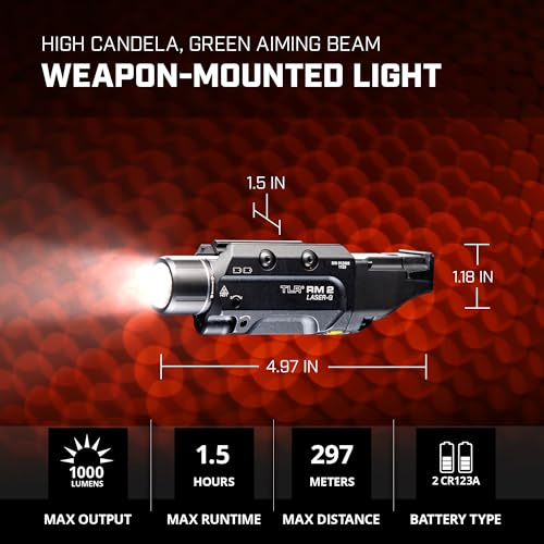 Streamlight TLR RM 2 G Tactical Rail-Mounted Gun Light 1000 Lumens