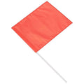 Seachoice Vinyl Water Ski Flag with 24in Pole, High-Visibility Orange Flag for Boating