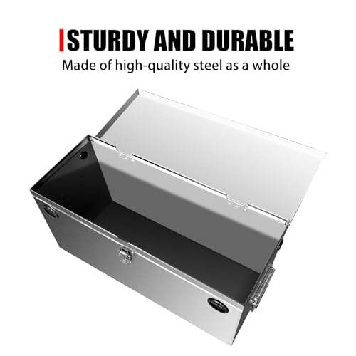 Peastorm Double Series RV Marine Battery Box 12V Waterproof Stainless Steel for Boat & Kayak