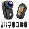 CAMWORLD Black 4K Body Camera with 64GB Card, WiFi, 1.47" HD Screen & Magnetic Mount