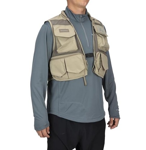 Simms Tributary Vest Tan M