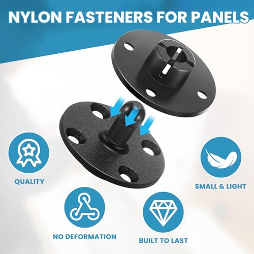 100 Pcs Panel Fasteners Mounting Clips for Boat RV Wall Panels - Variation of THIS listing