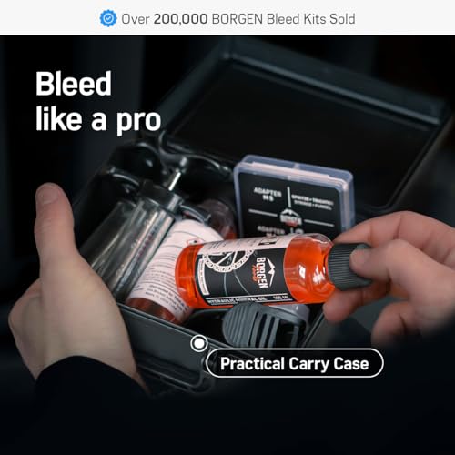 Bike Brake Bleeding Kit for Shimano, Tektro & TRP Hydraulic Disc Brakes