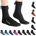 Neoprene Water Socks 3mm High Cut Black XXL - Beach Booties & Fin Socks