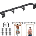 Wall Mount Pull Up Bar 36 Inch Heavy Duty Steel Doorway & Joist Mount with Foam Grip - Variation A: 36" x 1.6" Diameter