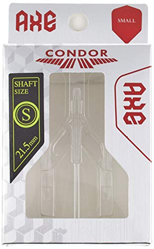 CONDOR Axe Revival Small S Clear - Ultra-Thin Durable Dart Flight, Japan Made