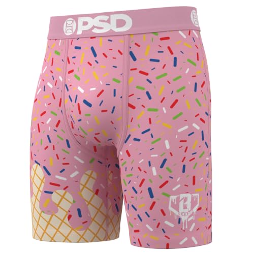 PSD Men's Boxer Briefs Baseball Lifestyle 101 3-Pack Medium - Comfortable Support