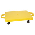 S&S Worldwide Spectrum 16 Yellow Scooter. Built in Handles Protect Kids Hands. Durable Molded Plastic Base with Non-Marring 2" Wheels Supports up to 200 Pounds.