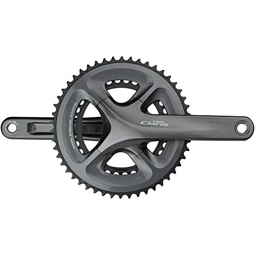 Bike Crankset 8-Speed 50/34T Hollowtech II Spindle for Road & Hybrid Bikes