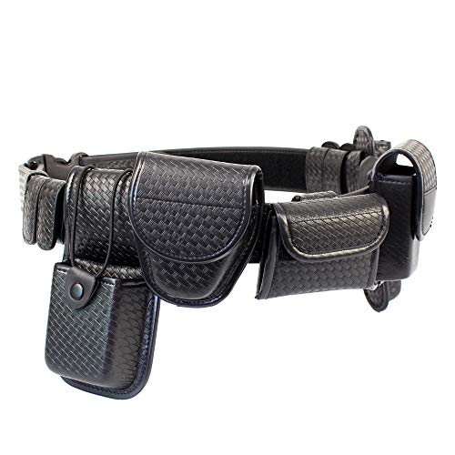 LytHarvest Medium 8-in-1 Police Duty Belt Kit with Pouches - Law Enforcement Utility Belt