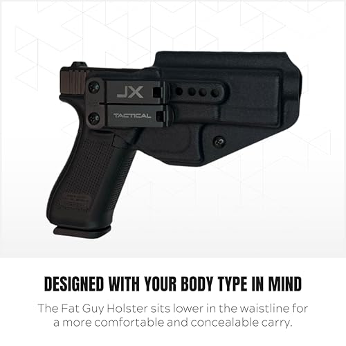 JX Tactical IWB Concealed Carry Holster for Sig Sauer P365X Macro in Black with Monoblock Clip