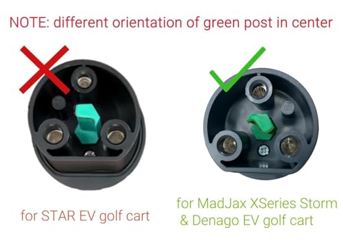 16.4ft Golf Cart Charging Power Cord Assembly - 32A 110V~220V Compatible with MadJax XSeries Storm & Denago EV