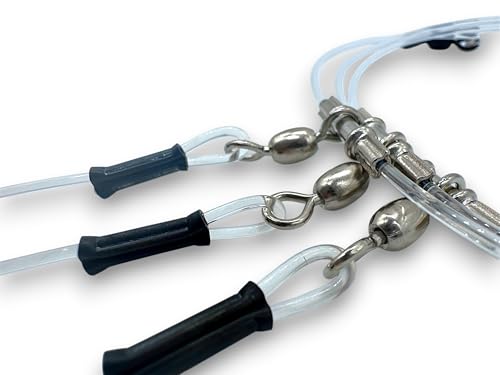 Deep Drop Tilefish Rig Bundle with Lights and Weights for Saltwater Fishing