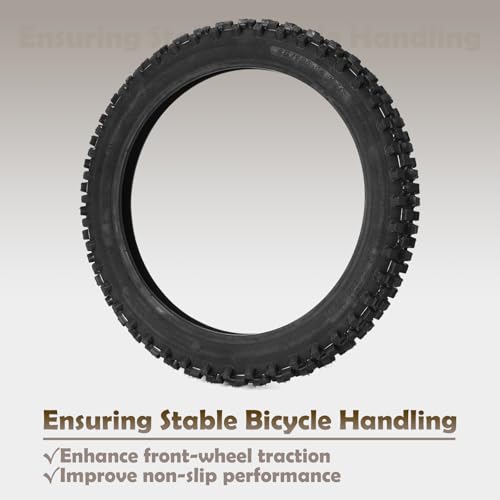 14 Inch Electric Bike Front Wheel Tire & Inner Tube Kit for Tuttio Soleil IN10