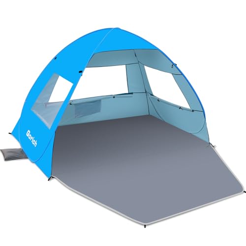 Skyblue 3-Person Pop Up Beach Tent with UPF 50+ UV Protection, Portable & Easy Setup