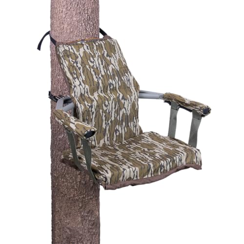 Portable Ground Hunting Chair with Padded Seat & Camo - Summit Captain's Chair