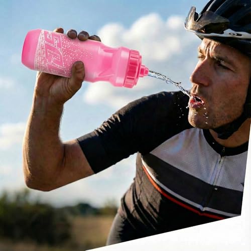 Pink 20oz Cycling Water Bottle - Ultra-Lightweight, Leak-Proof, BPA-Free