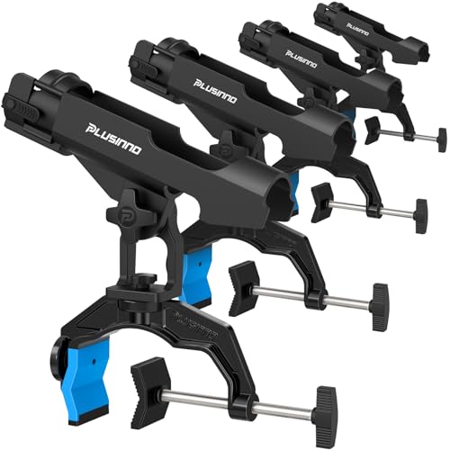 4 Pack Fishing Rod Holders for Boat - Universal, Stable, Waterproof
