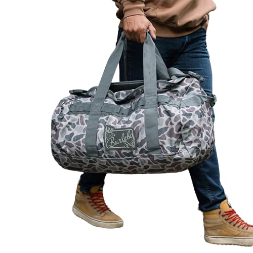 Burlebo Classic Deer Camo Duffel Bag 75L Travel & Outdoor Gear